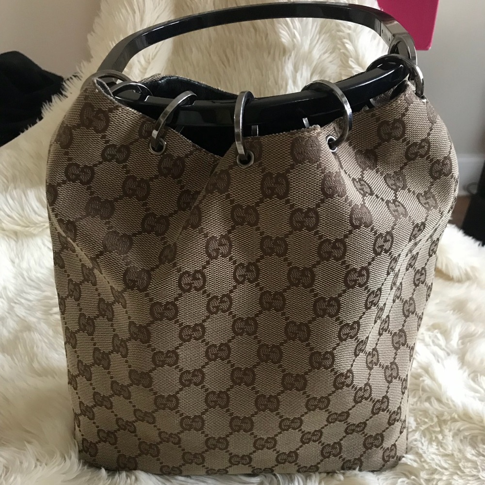 Authentic vintage monogram GUCCI bag